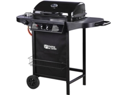 Barbacoa de gas HABITAT ET JARDIN ''Party 3'' - 3 quemadores (1 lateral) 5,8 kW - Color negro