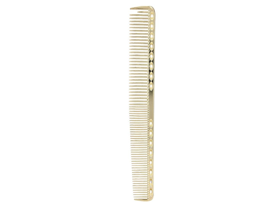 Vlrla-profissional Aço Inoxidável Cabelo Salão Comb Golden Yellow