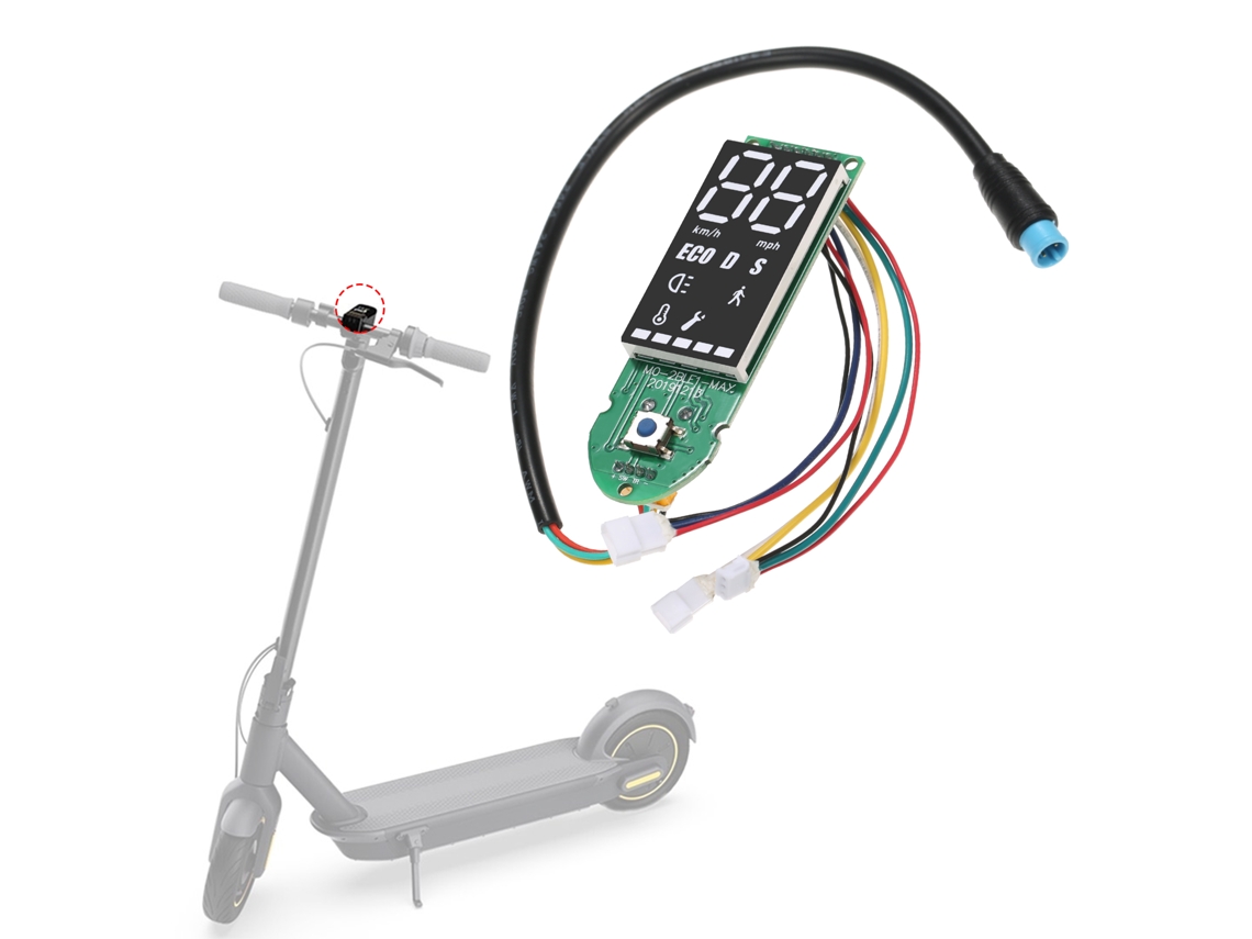 Placa De Circuito Del Panel De Instrumentos Para Patinete Eléctrico Ninebot Max G30 (reemplazo)