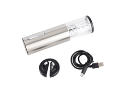 Abrebotellas Eléctrico Usb Con Luz Led, Sacacorchos Para Botellas De Vino, Batería Incluida.