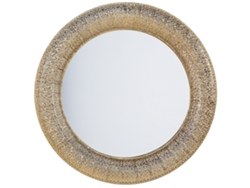 Espejo BELIANI Channay de Hierro Dorado 80x5x80