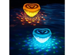 Guirnalda De Luces Led Flotantes Con Energía Solar Para Piscinas, Bañeras Y Estanques. Juego De 2 Guirnaldas Decorativas Para Fiestas.