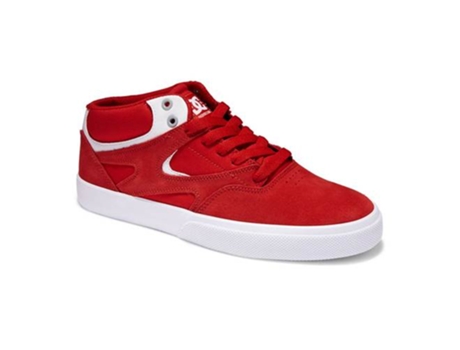 Zapatillas DC Josh Kalis Vulc Mid Gamuza Hombre (44.5 - Rojo)