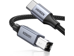 Cable Ugreen USB-C a USB-B de 2M Negro N/A