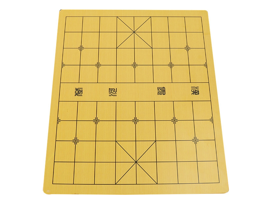 Tablero de madera maciza de doble cara para Gobang y Army slowmoose
