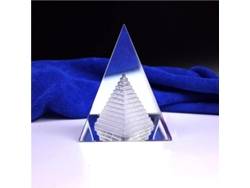 Pirámide De Cristal K9 Transparente Para Feng Shui, Meditación Y Decoración Del Hogar Y La Oficina (2025)