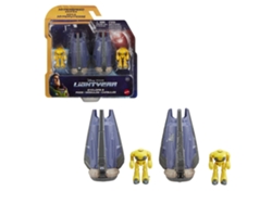 Disney Pixar Lightyear Cyclops con nave enemiga Figura con nave de juguete, regalo para niños y niñas +4 años