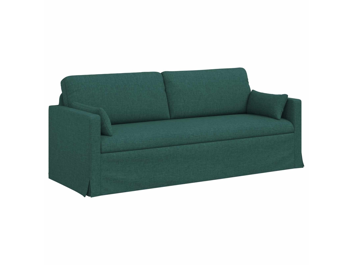 Sofá verde oscuro de 198x78x80 cm, tejido HARLANV1