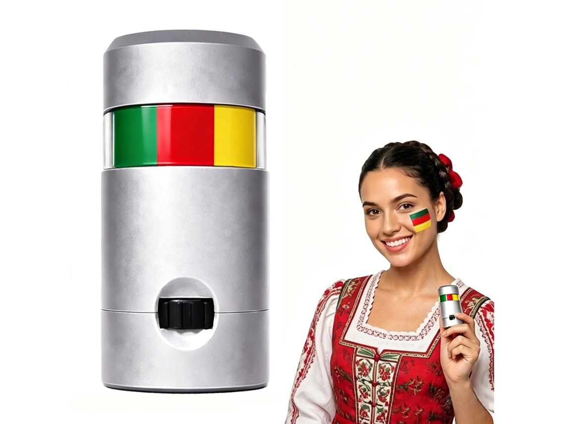 Barritas De Pintura Facial Patriótica Portugal, Maquillaje Con Diseño De Bandera Para Hinchas De Fútbol, Rugby, Sóftbol, Béisbol Y Lacrosse