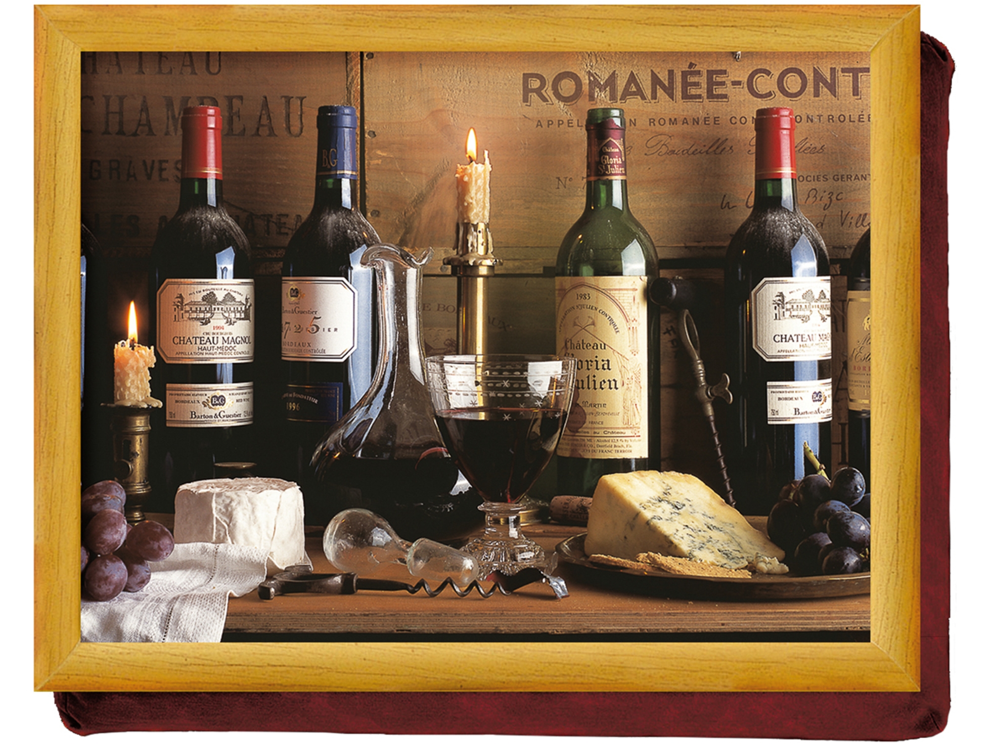 Bandeja SILAMPOS Vintage Wine 44x34 cm