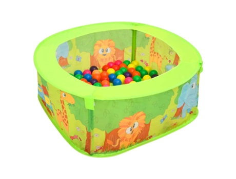 vidaXL Piscina de bolas para niños con 300 bolas 75x75x32 cm