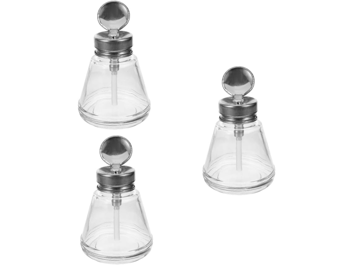 Dispensador De Botellas Blandas De 3 Piezas Para Artículos De Tocador, Maquillaje, Uñas Y Dispensadores Con Bomba.