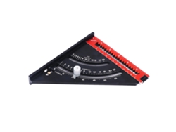 Regla triangular plegable de aleación de aluminio de 30x20x4 cm | Herramienta de medición sin marca