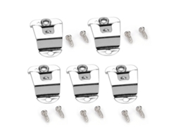 Juego De 5 Clips De Suspensión Para Micrófono Tm471/tm281 Gm300/gm950/gm3688, De Metal Con Tornillos.