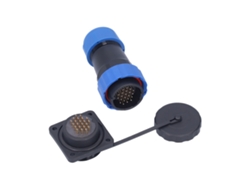 Conector De Alimentación Aérea Impermeable, Brida Cuadrada 4 Agujeros, 5a Ac, Sp28, Industrial, Conector De Cable