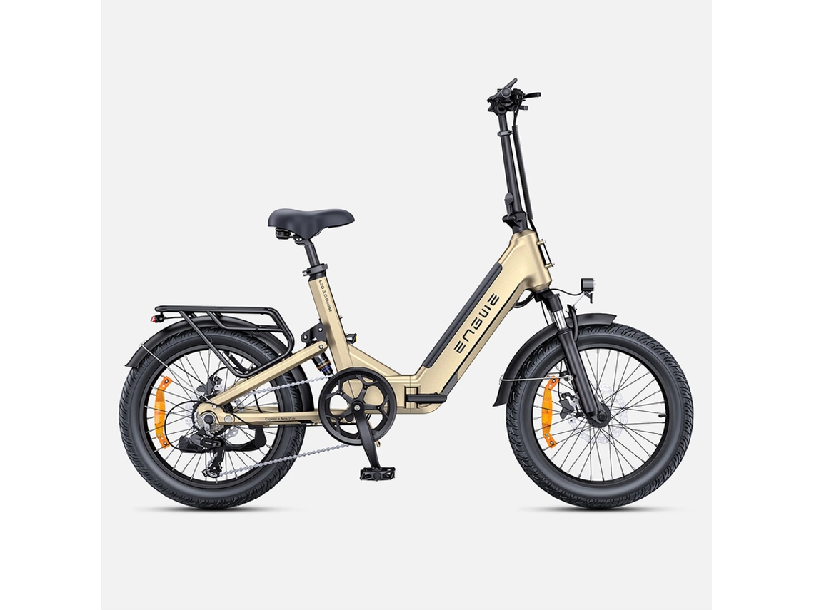 Bicicleta Eléctrica Engwe L20 3.0 Boost 250w 75nm E Bike, Oro