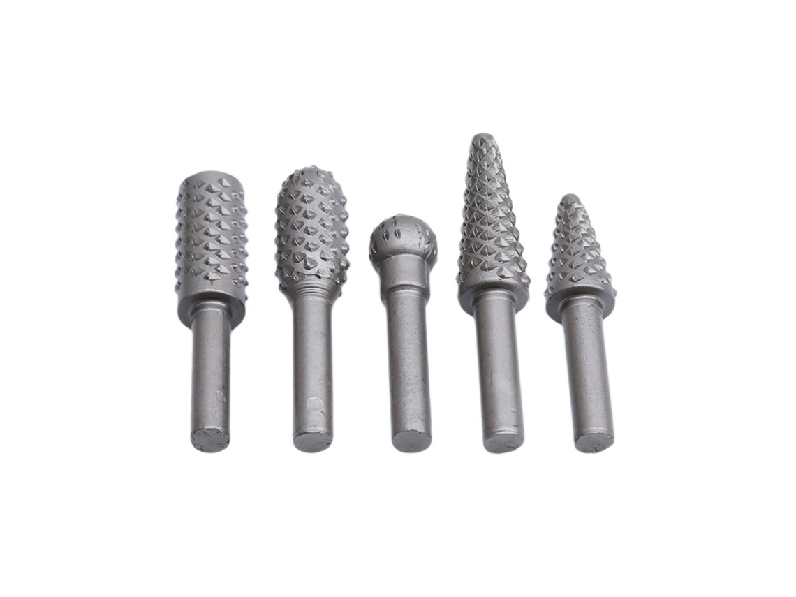 5 Brocas Rotativas Gruesas Para Carpintería, Madera, Plástico Y Tallado, 1/4 De Pulgada