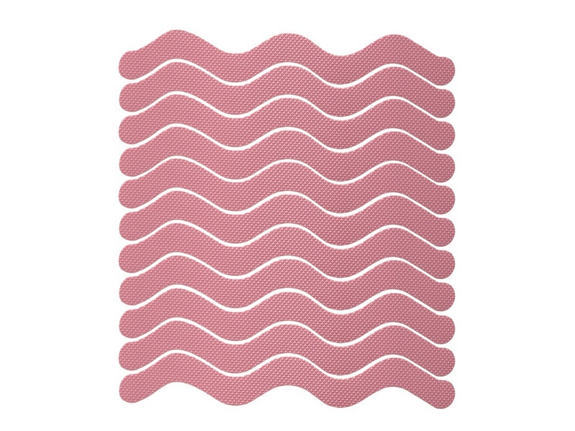 Adesivos De Banheira Antiderrapantes Para Banheiras De Chuveiro Escada Digitallab 1.3x18cm 24pc Rosa