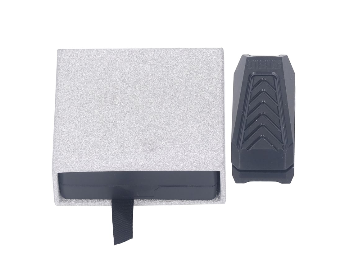 Ats-juguete Fidget Slider Portátil Acero Inoxidable Ergonómico Para Aliviar El Estrés Empujable Adultos Negro