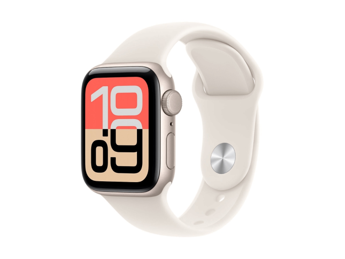 Apple Watch E 3 Gp Cellular 44mm Aluminio Blanco Y Correa Deportiva Blanca Tarlight - Talla -m