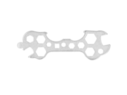 Llave Multifuncional Porosa De Acero Inoxidable Para Bicicletas - Accesorio De Ciclismo