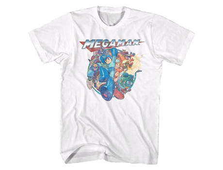 Camiseta ROCKINSTONE Mega Man Amigos (XL)