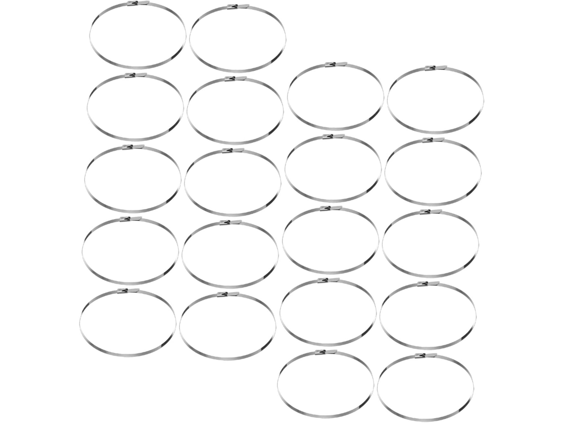 Besportble 200 De Acero Inoxidable Y Escape 30,00 X 0,46 X 0,20 Cm Pulgadas