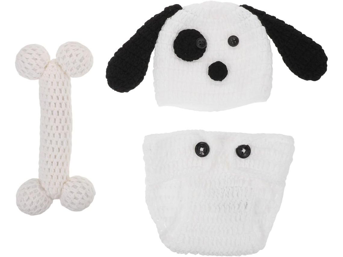 Disfraz De Niño/niña, Conjunto De Punto Con Estampado Animal (foto)