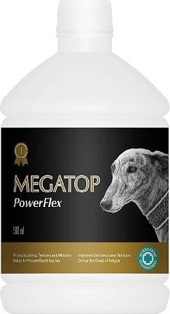 Vetnova Vn1020 Powerflex 500 ml negro suplemento omega3 megatop® perros deportivos oral con dosificador alimenticio