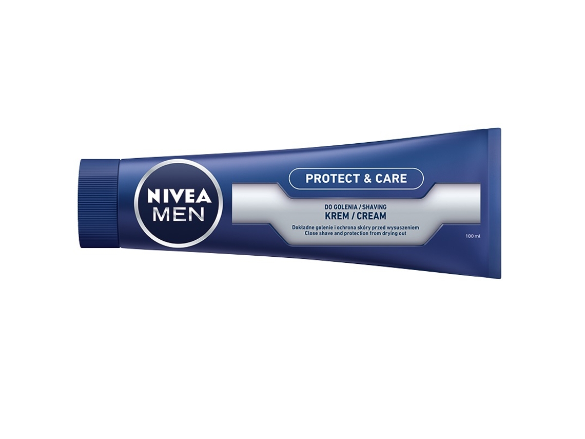 Crema de afeitar Men Protect Care 100 ml Gel de afeitar con aloe vera y vitamina E para piel sensible Nivea