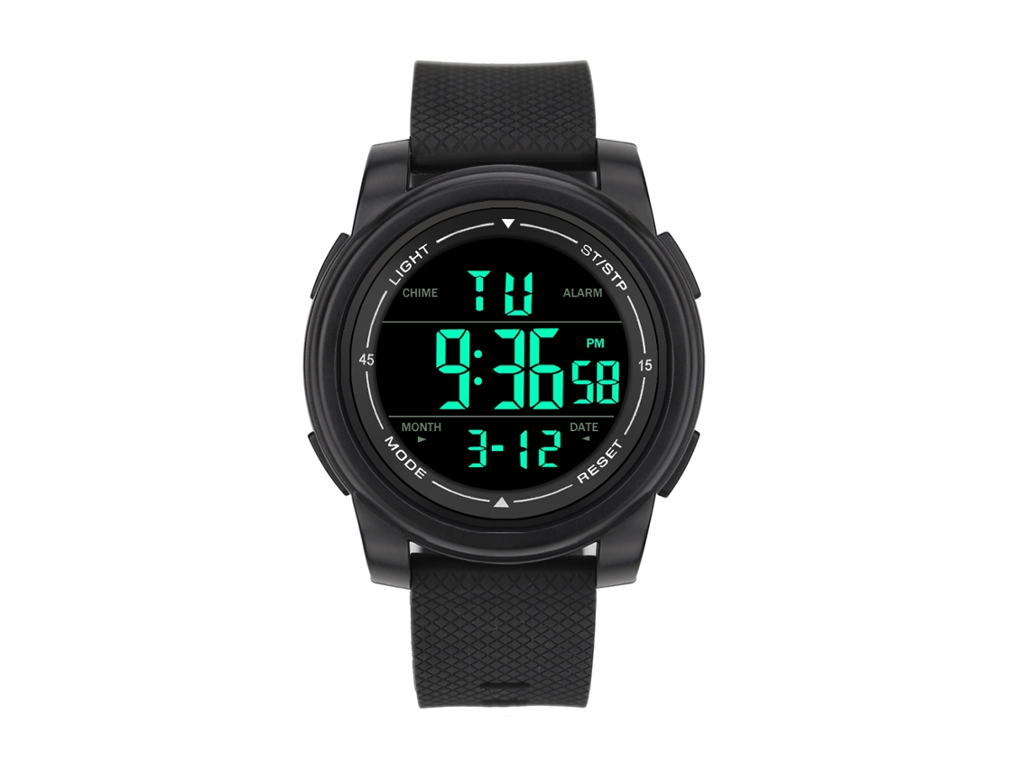 Reloj De Pulsera Electrónico Deportivo De Silicona Para Hombre Dzb19