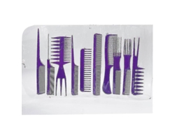Paquete de 10 peines antiestáticos profesionales para el cuidado del cabello en la tienda Jinyubo.