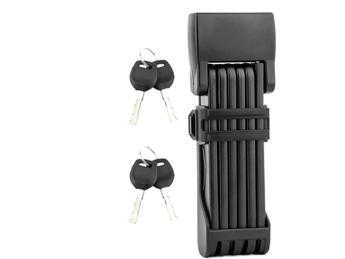 Candado portátil para bicicleta, candado plegable para bicicleta, protección para scooter compacto, Ca Vayotoy