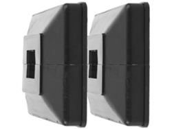 Protectores De Plástico Inoomp Para Postes, 2 Piezas, Diseño Modular Dividido Para Barandillas De Escaleras Y Balcones,
