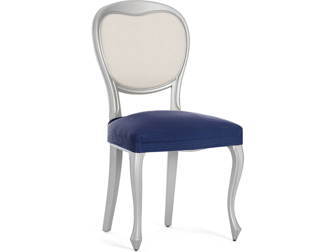 Funda de Silla EYSA Premium Bronx Pack de 2 Fundas Tejido Multielástico (50 x 50 x 5 cm - Poliéster - Azul)