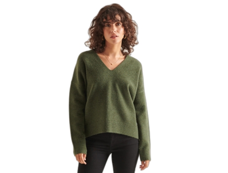 Sudadera SUPERDRY Mujer (42 - Verde)