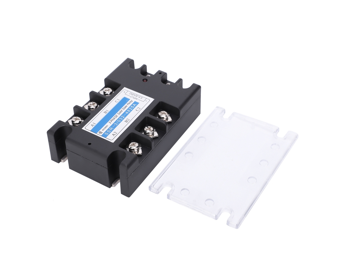 Relé De Estado Sólido Ssr-3/032-4825a De Control Cc Trifásico Y Ca De 480 V Y 25 A Para Equipos Industriales.