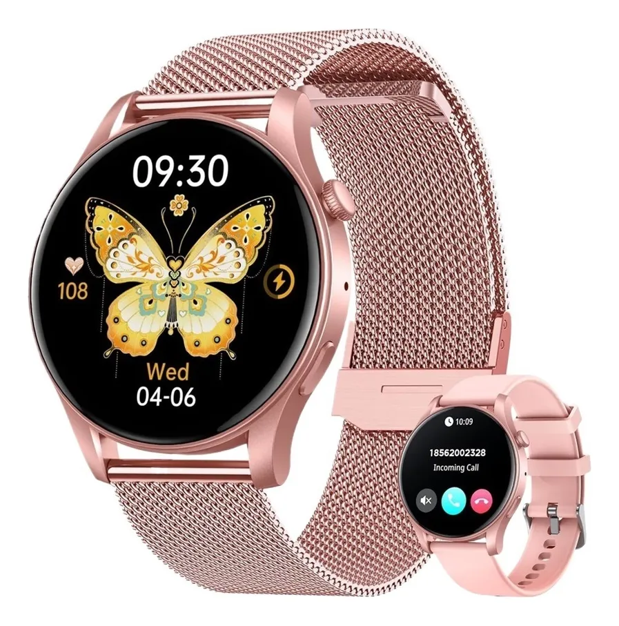 Reloj inteligente para mujer con llamadas de Abvayotoy