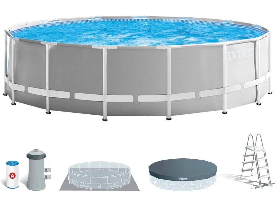 Piscina Tubular INTEX 26726 (16805 L - 457x122cm)