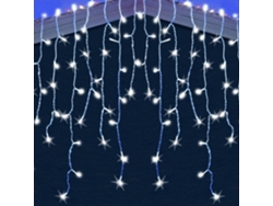 Luces LED de Navidad para decoración de exteriores, 400 LED de 32 pies con 75 gotas, inserto para decoración de jardín, festiva