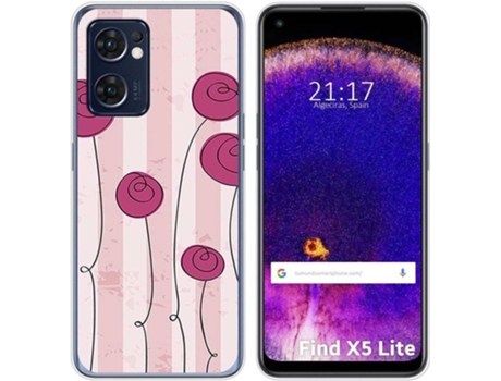 Carcasa Oppo Find X5 Lite 5G TUMUNDOSMARTPHONE Dibujos Flores Vintage Multicolor