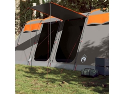 Tienda De Campaña Familiar Túnel 8 Personas Impermeable Naranja