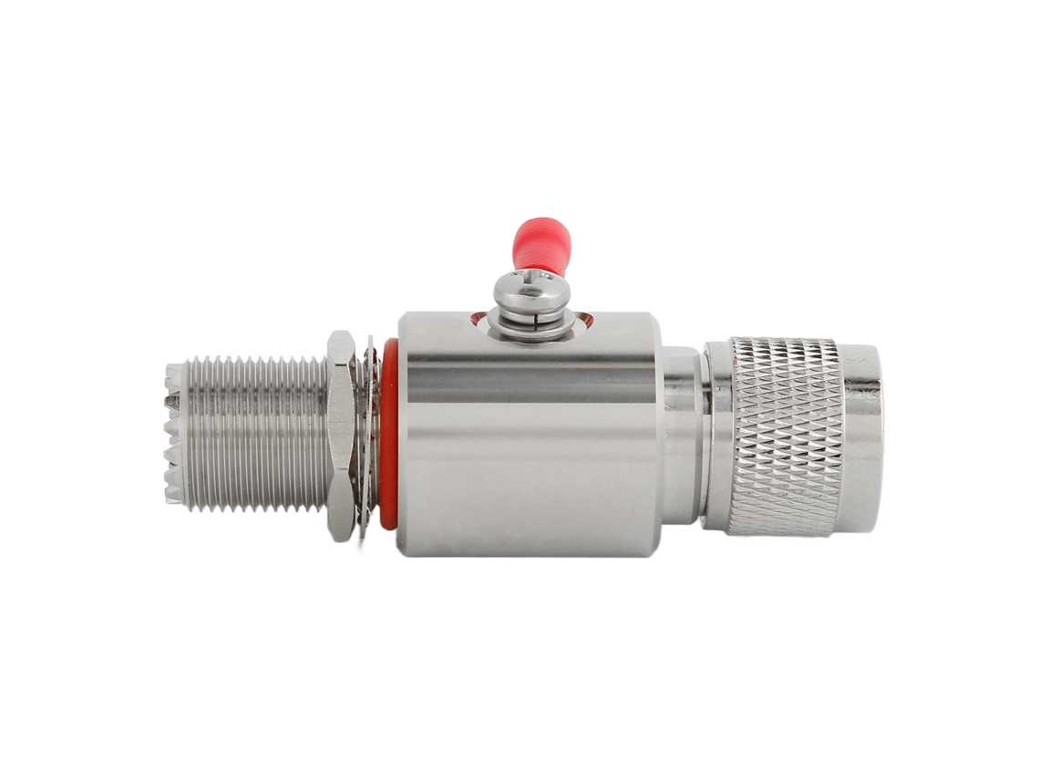 Protector Contra Sobretensiones Coaxial Uhf Para Radios Cb, Radioaficionados Y Estaciones Base Bidireccionales