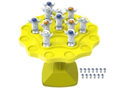 2026-juego De Árbol De Equilibrio Educativo Interactivo Con Conteo, Rompecabezas De Juguete Para Niños, 24 Astronautas Amarillo