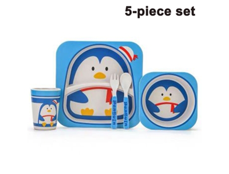 Juego de platos para niños pequeños Diseños de animales lindos Juegos de vajilla para niños Estilo 2 ZMDECQNA