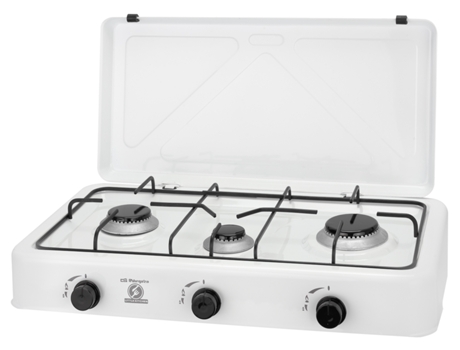 Hornillo Orbegozo Fo 3450 a gas 3 fuegos mesa encimera de blanco hobs placa nº quemadores fo3450 butano propano encendido tres 750 1800