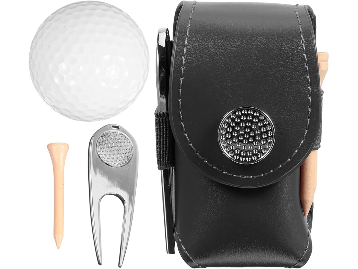 Juego Completo De Golf Con Tees De Hierro Y Paquete Negro Para Practicar Y Mejorar Las Habilidades, Para Uso En Interiores Y Exteriores.