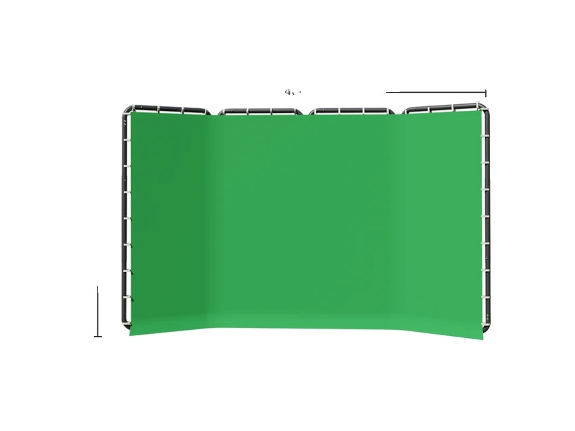 Fondo de pantalla verde, tamaño 240 x 400 cm, material de muselina duradero, OEM