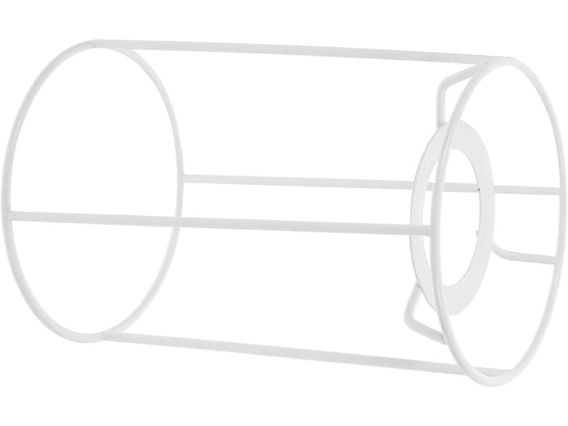Estructura De Hierro Blanco Compatible Con Bombillas E27 Para Lámparas De Mesa De Estilo Industrial Y Retro Hechas Por Uno Mismo.