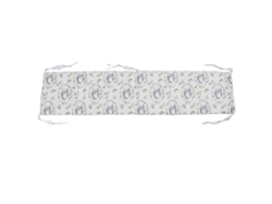 Bumper De Berço Bebê Protector Segurança Removível Algodão Padrão Coruja 131x30cm